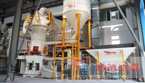 伊利石制粉設備 超細磨粉機 超細粉立磨 立磨 桂林鴻程環保磨粉機:HLMX超細立式磨粉機