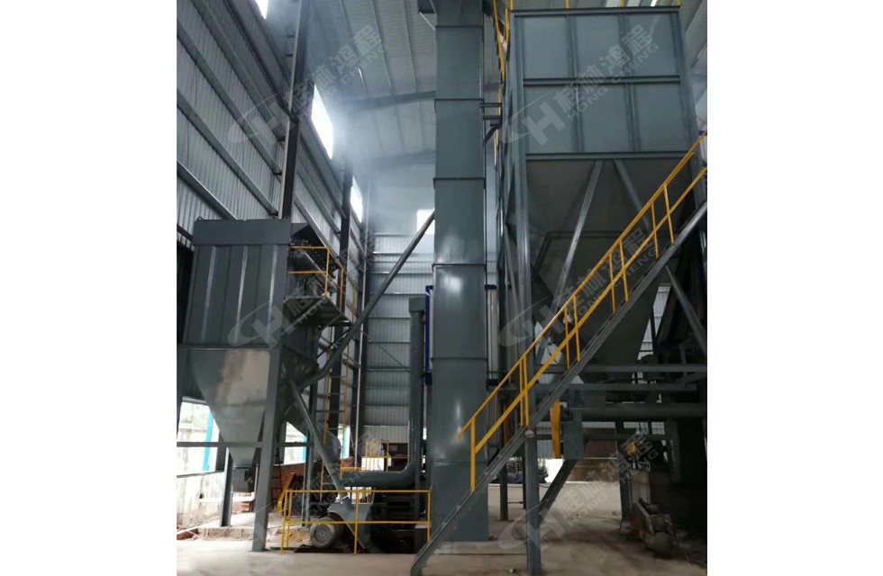 環(huán)保石膏粉生產線設備HC1700縱擺磨粉機