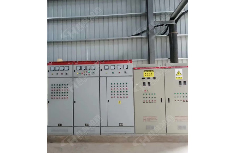 環(huán)保石膏粉生產線設備HC1700縱擺磨粉機PLC中控系統(tǒng)